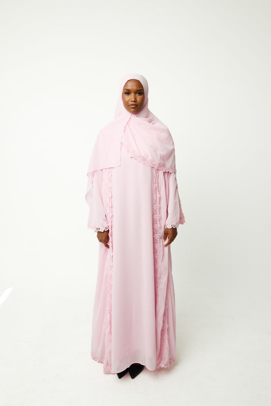 Rose Lace Set - 3 piece chiffon set